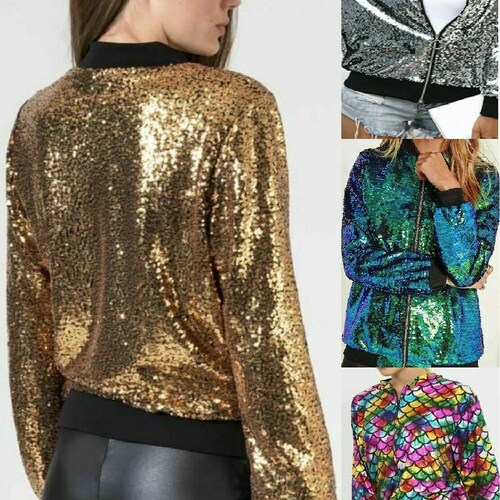 glitter sequin jacket