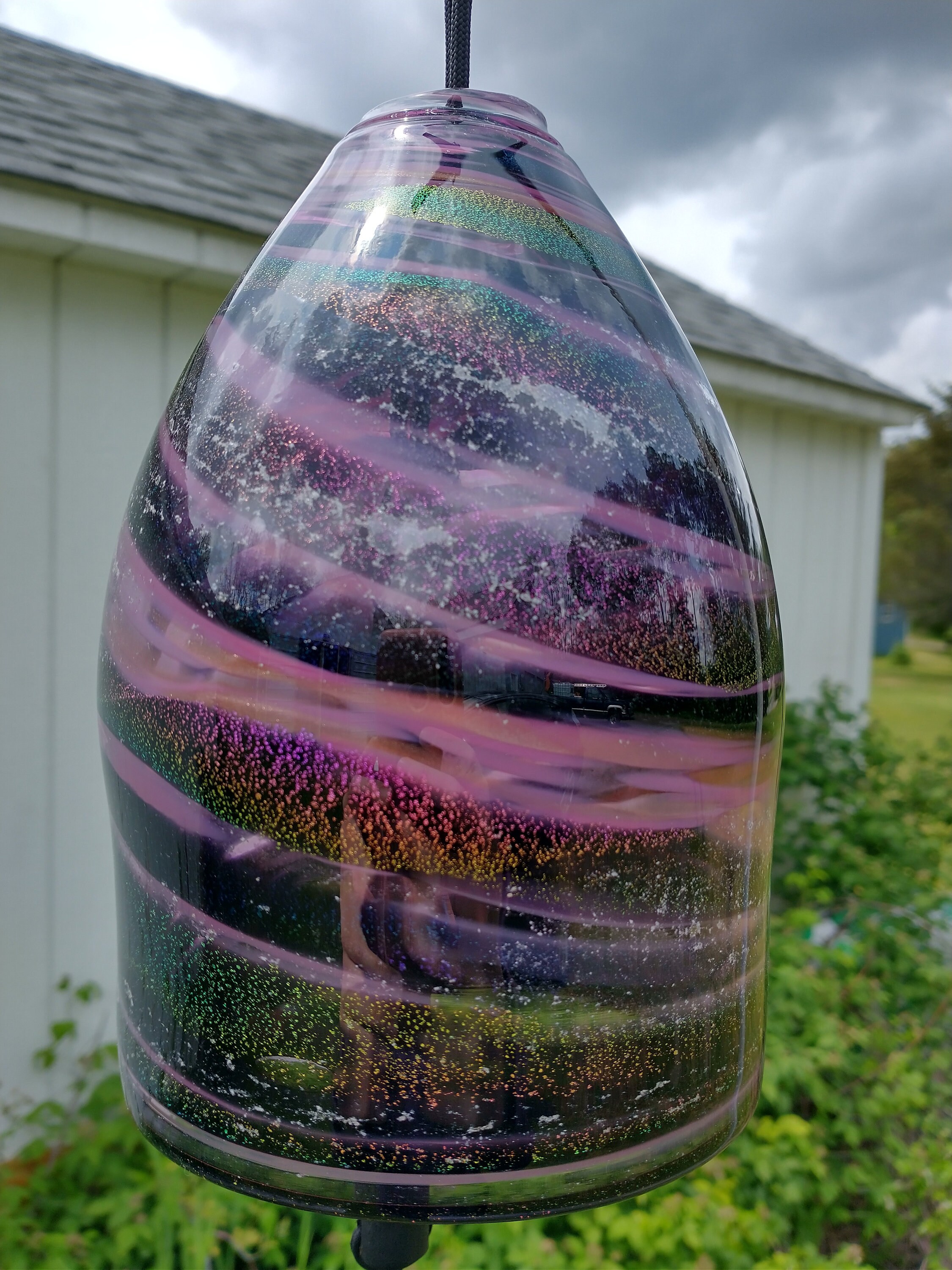 Glass Memorial Wind Chime Hand Blown Glass Wind Chimes for Pet Etsy