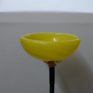 Glass garden bird bath minis garden ornaments yard art hand blown glass oriole feeder seed holder bee water mini bird bath