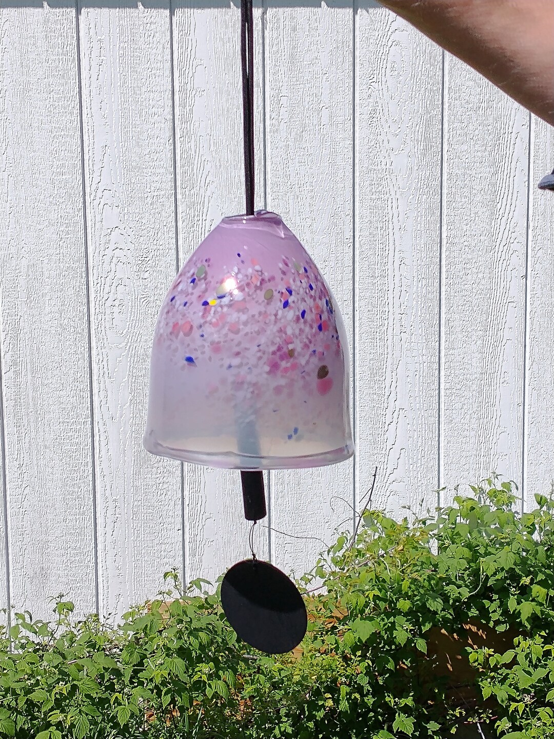 Glass Wind Chime Hand Blown Glass Wind Chimes Etsy