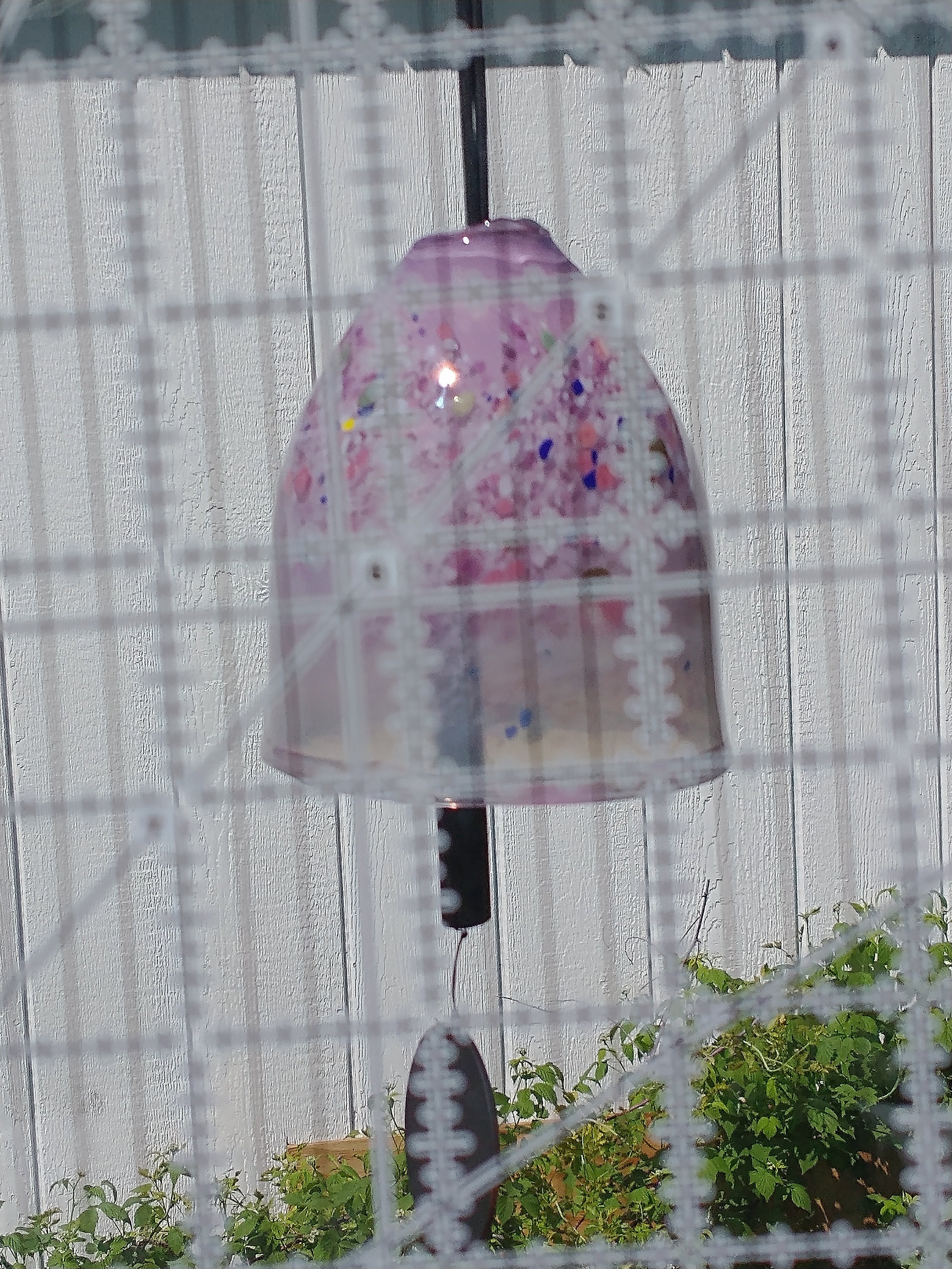 Glass Wind Chime Hand Blown Glass Wind Chimes Etsy