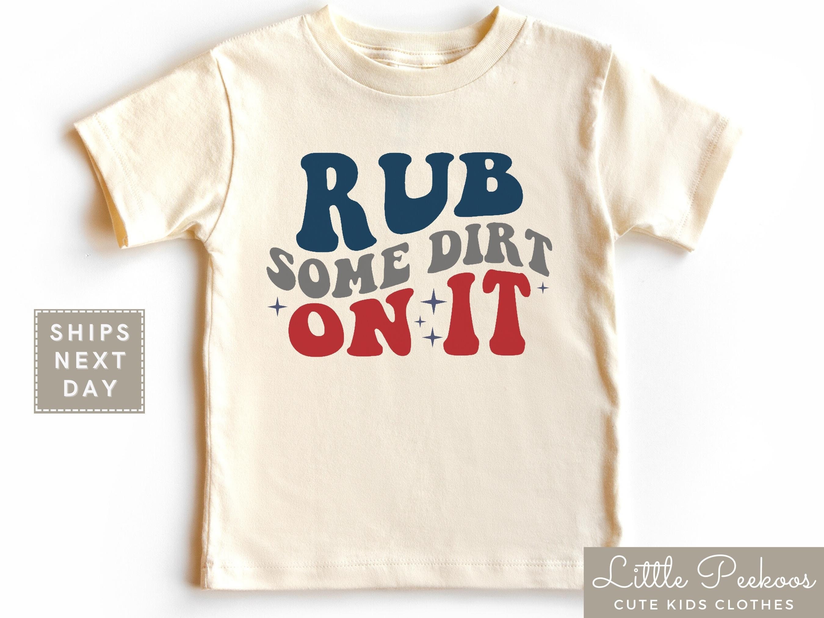 Rub Some Dirt On It No Crying Baseball Softball\" T-shirt For Sale By...
