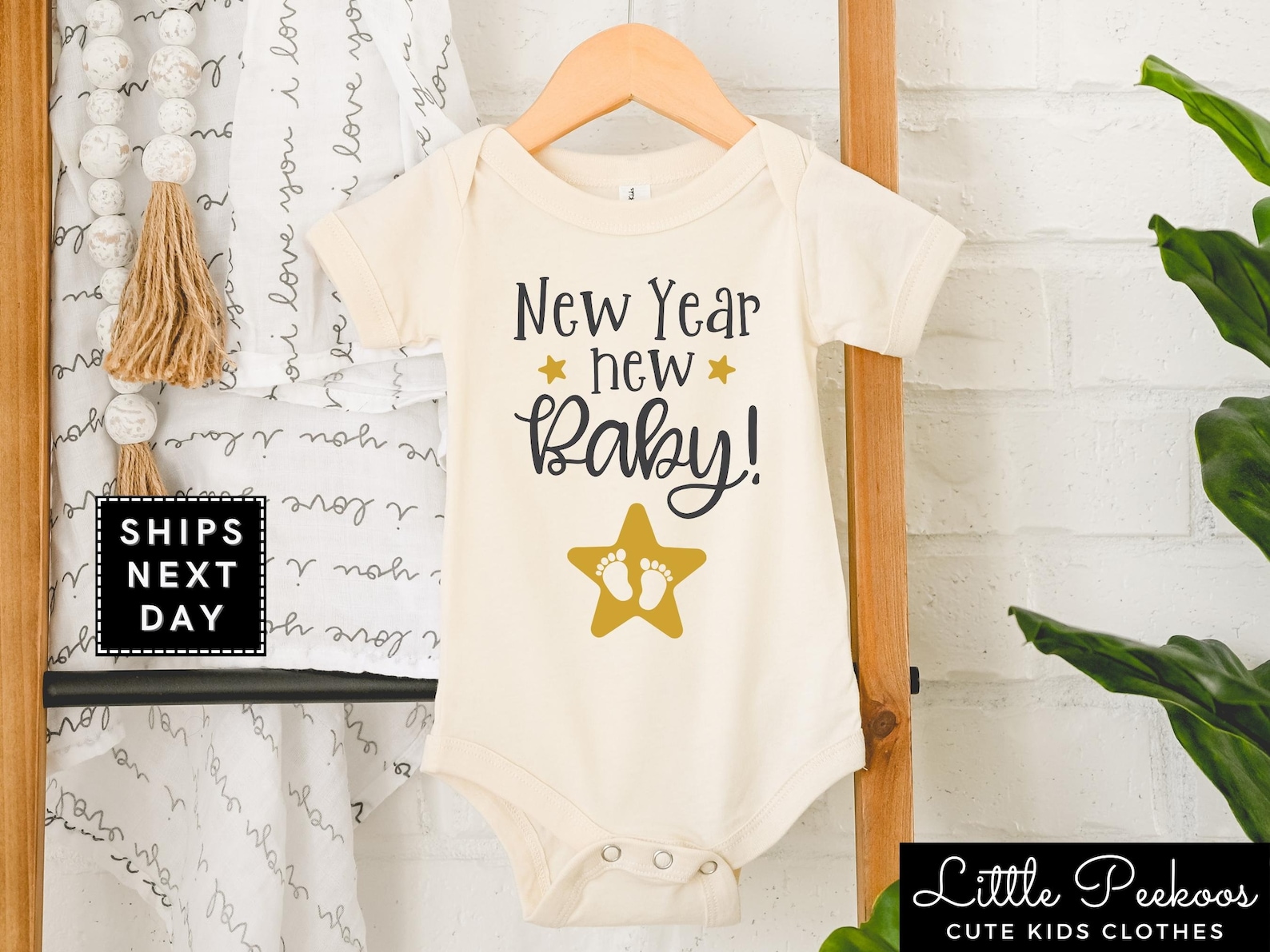 new year new baby onesie