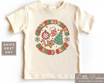 Christmas Cookie Baking Crew Toddler Shirt, Cute Cookie Crew Natural Baby Onesie®, Matching Kids Tshirt, Xmas Family Raglan, Sibling Tees