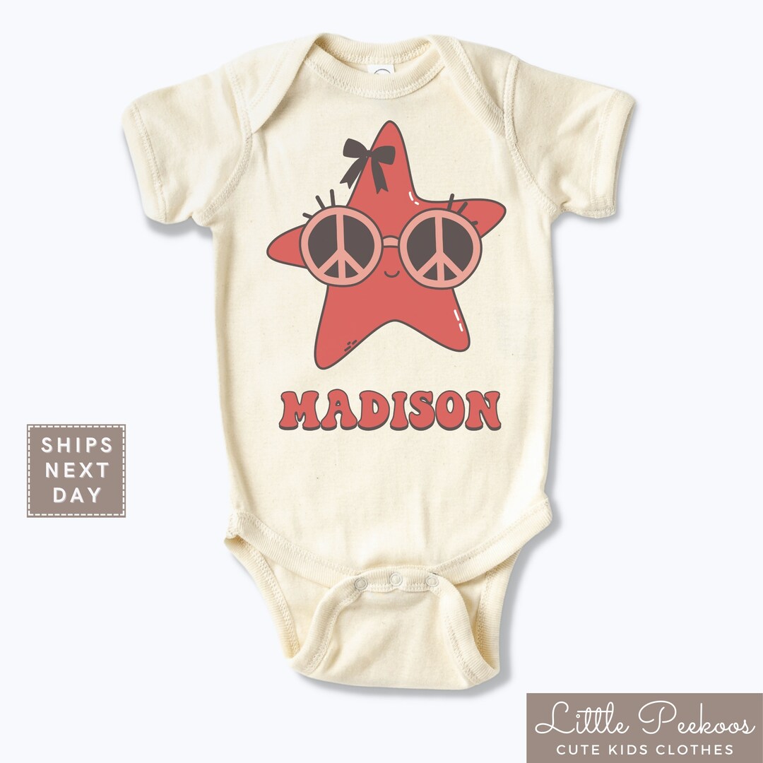 Tenue Bébé Premier 4 Juillet - Chemise Fête Nationale USA - Fait Main - Neuf Jamais Porté
