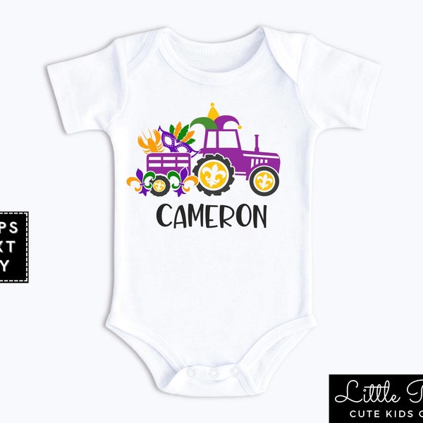 mardi gras toddler shirt