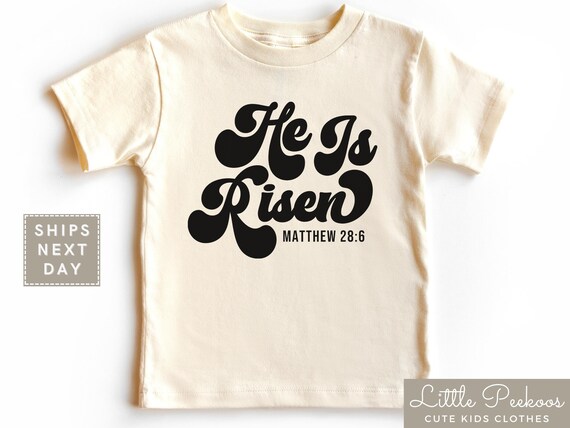 He Is Risen Christian Baby Bodysuit He Is Risen Christian Baby Bodysuit