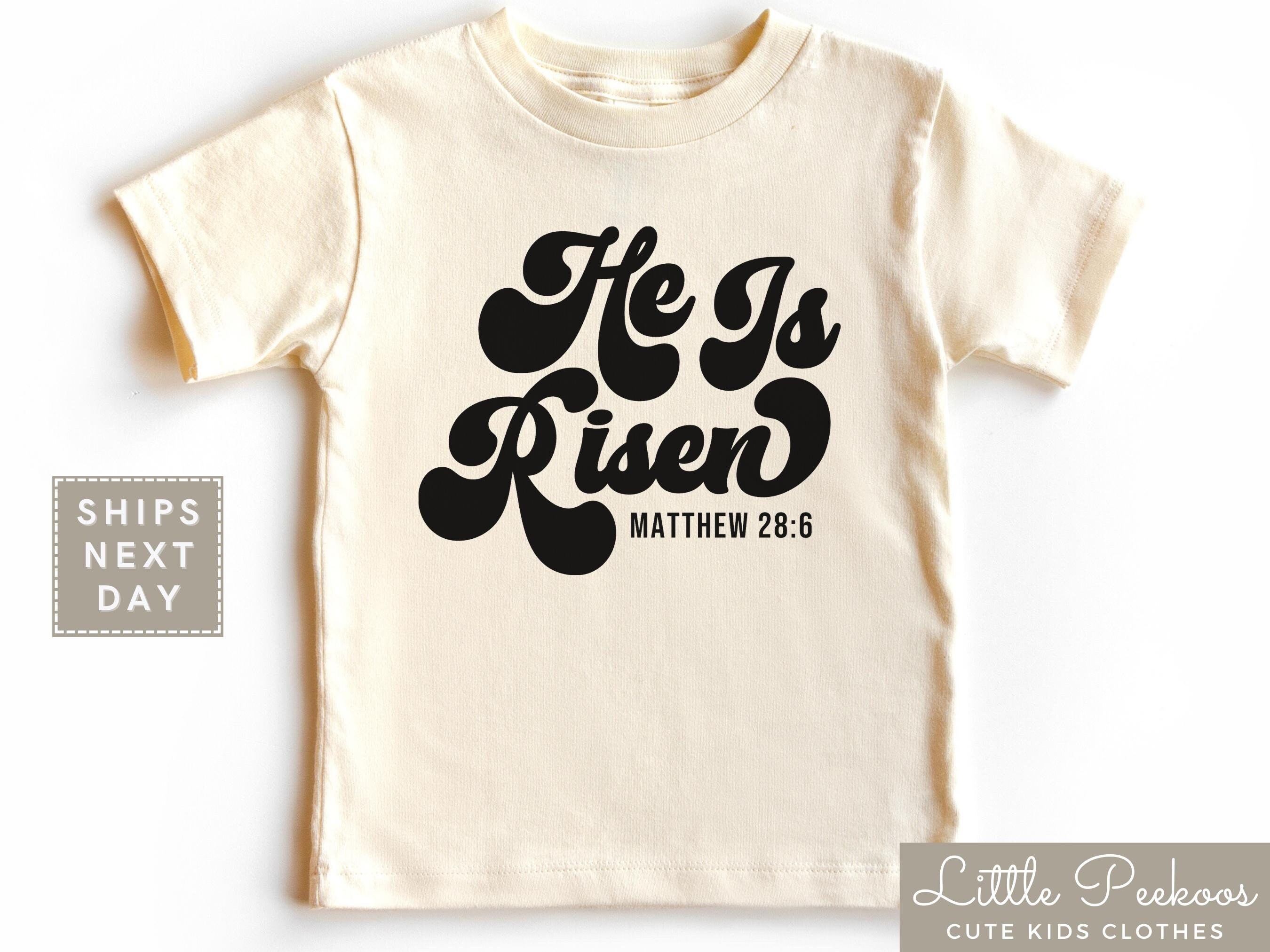 Best Day Ever Christian Easter Shirt Matthew 28:6, White Best Day Ever Christian Easter Shirt Matthew 28:6, White