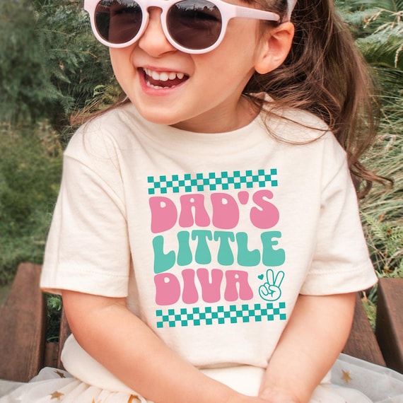 little girl's dress from dad's shirt Instant Message - Dad Set Little Girl - Toddler & Youth Girls A-line Dress