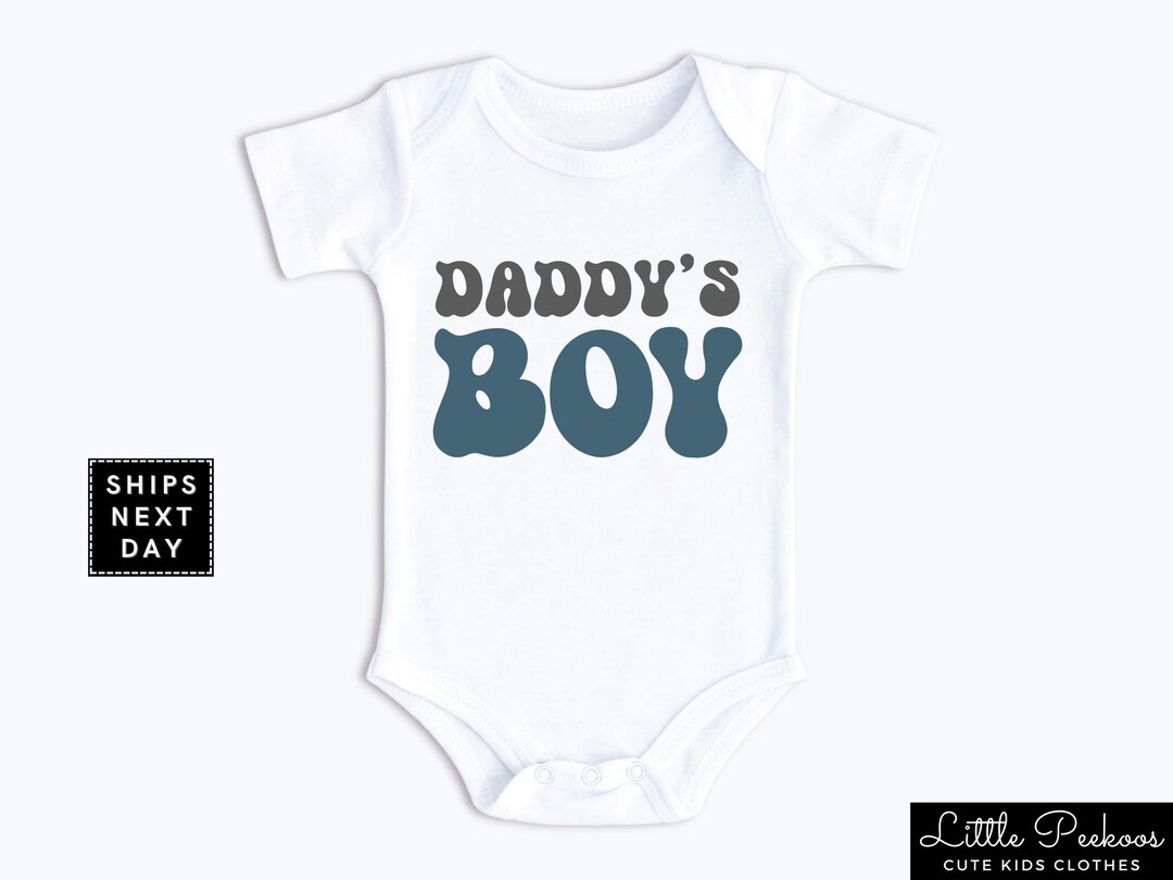 Daddy's Little Dude - Family Personalized Custom Baby Onesie - Baby Shower Gift, Gift For First Dad