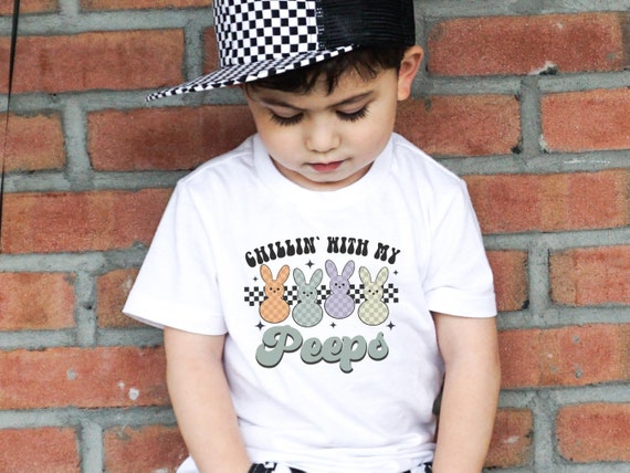 Checkered Peep Bunny Tee Checkered Peep Bunny Tee