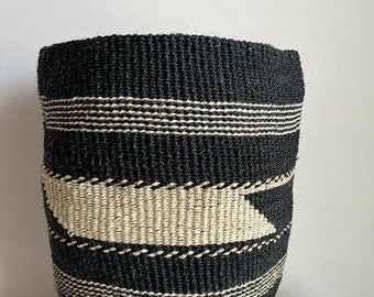 Black and white :Fine woven sisal baskets