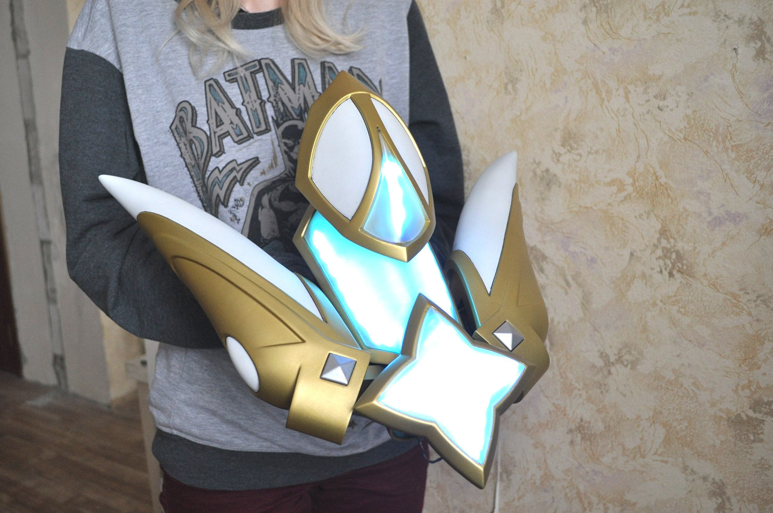 League of Legends LOL Star Guardian Ezreal Greaves Goggles Cosplay Prop Handmade 