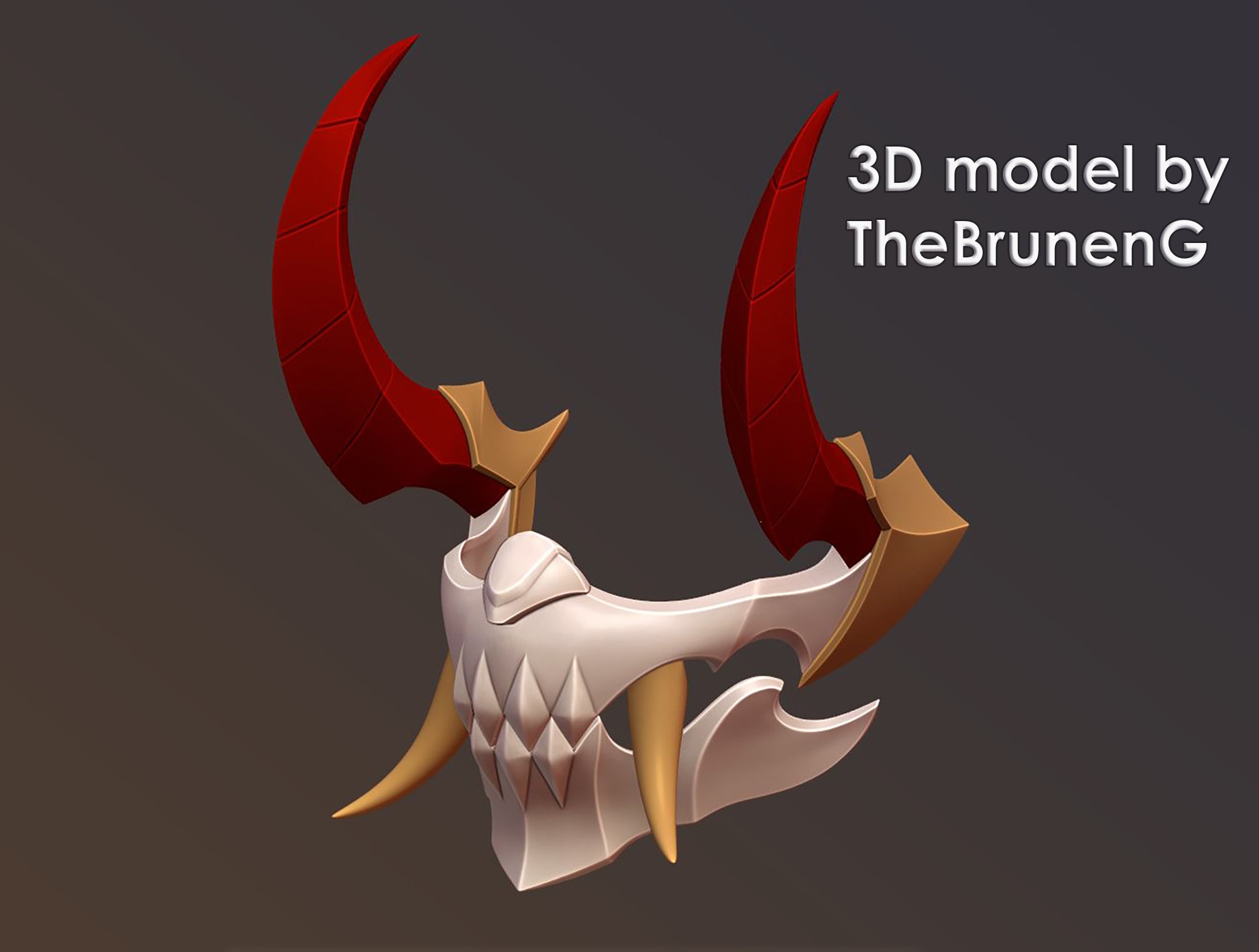 Pyke Blood Moon Mask League of Legends Cosplay LOL 3D Print - Etsy Canada