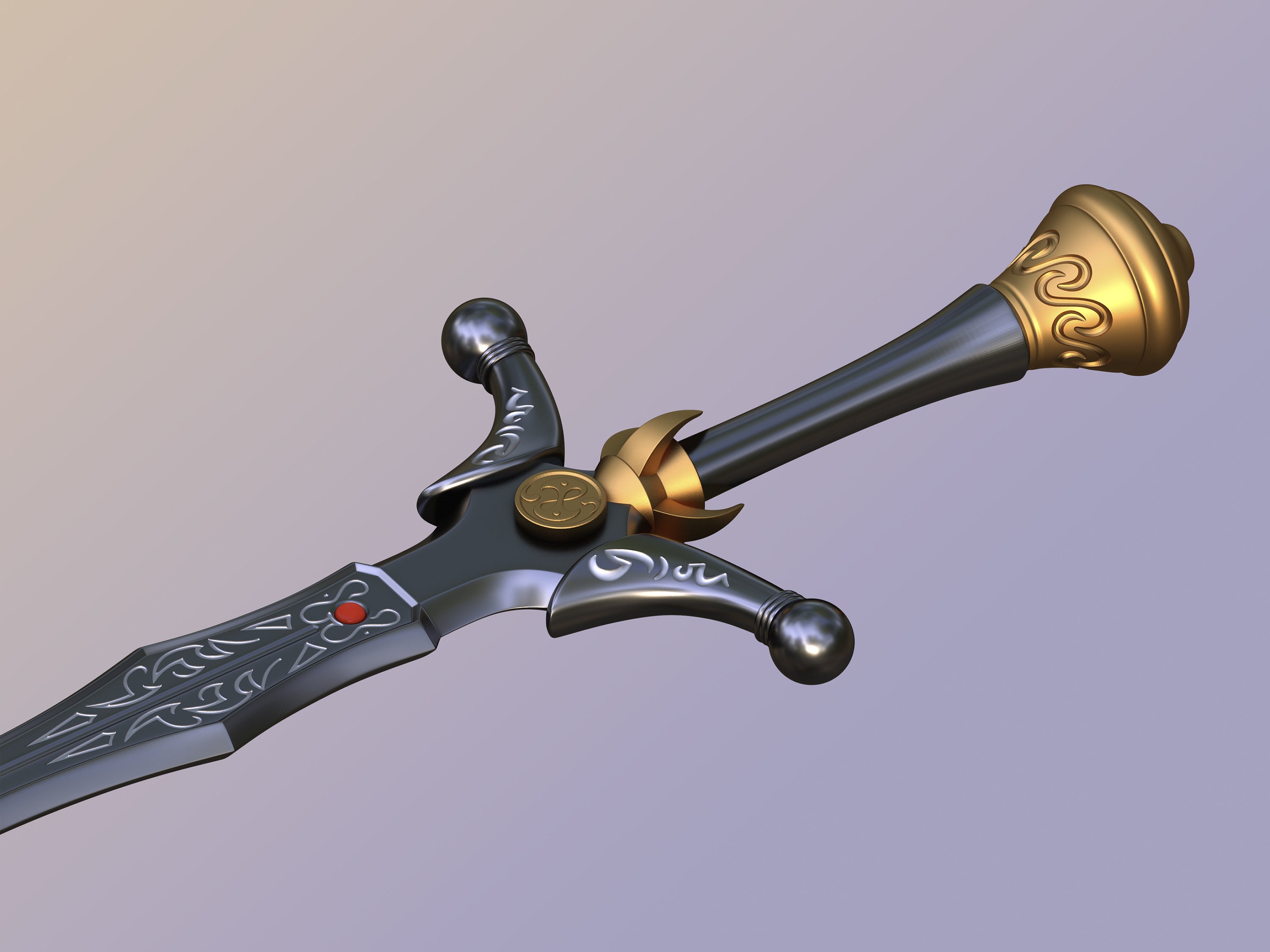 Sword of Aeons Fable Cosplay Prop 3D Print File 