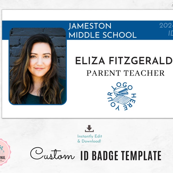 Id Name Badge - Etsy