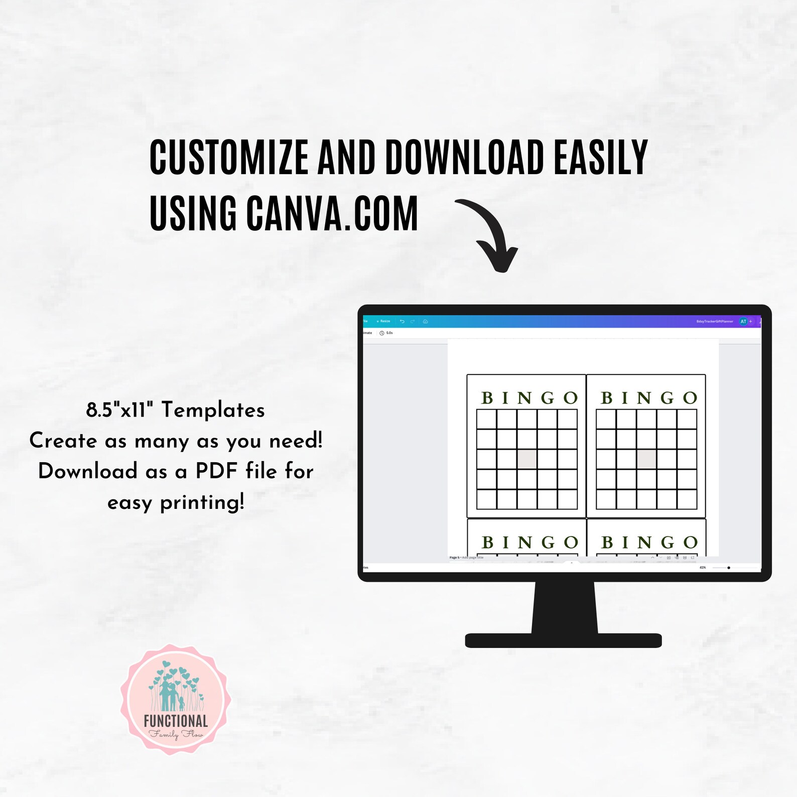 Blank Bingo Cards Templates | Editable Bingo Cards | Create Your Own ...