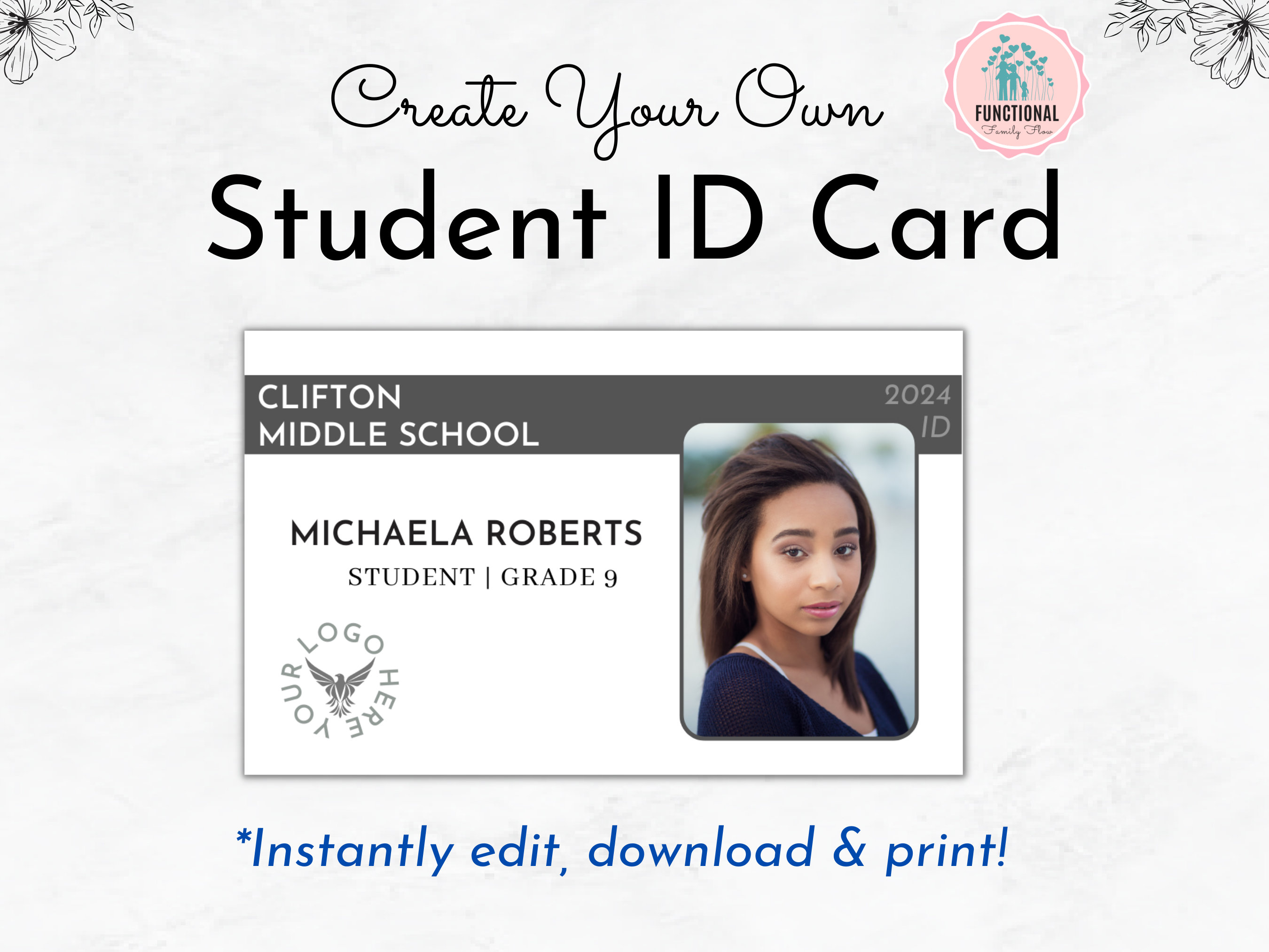 Create Your Own Student Id Card