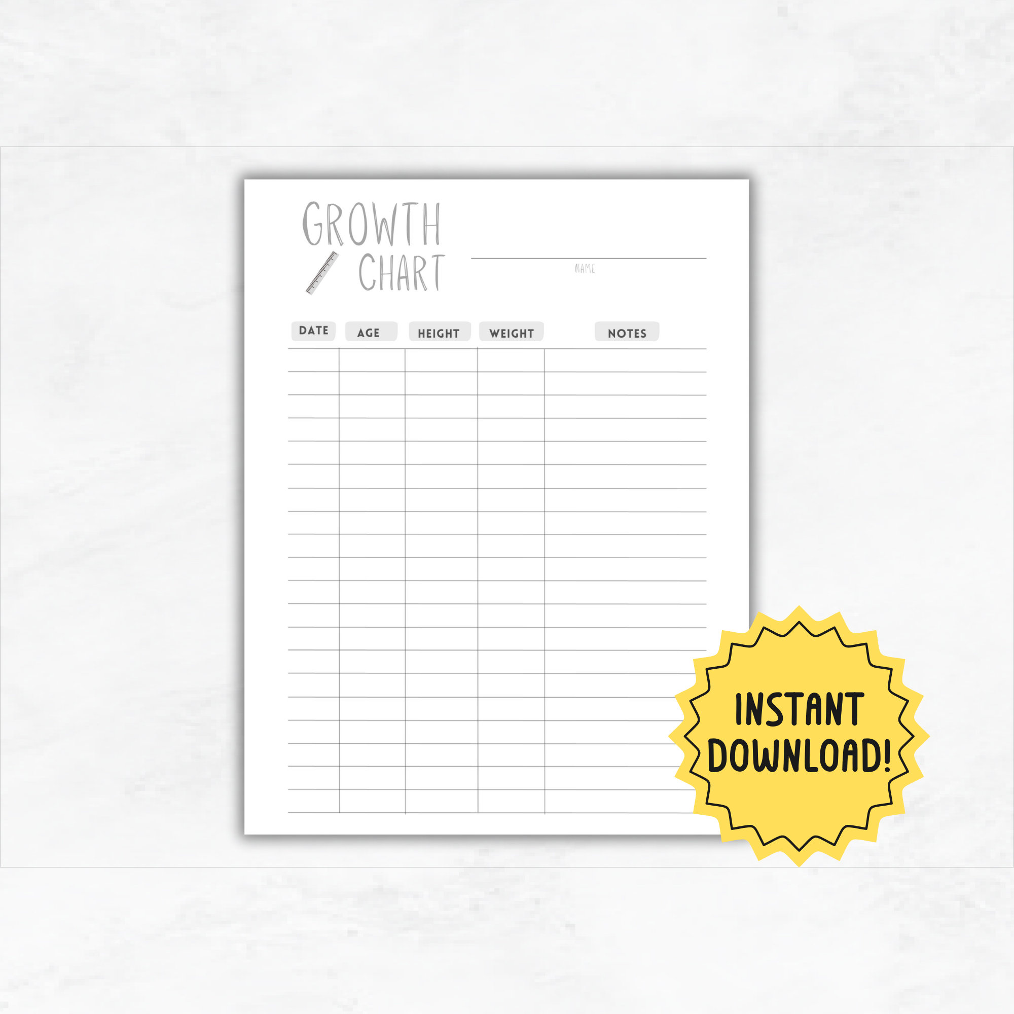 baby-milestone-chart-tracker-printable-baby-growth-chart-diy-baby-tracking-log-book-child-development-newborn-journal-etsy