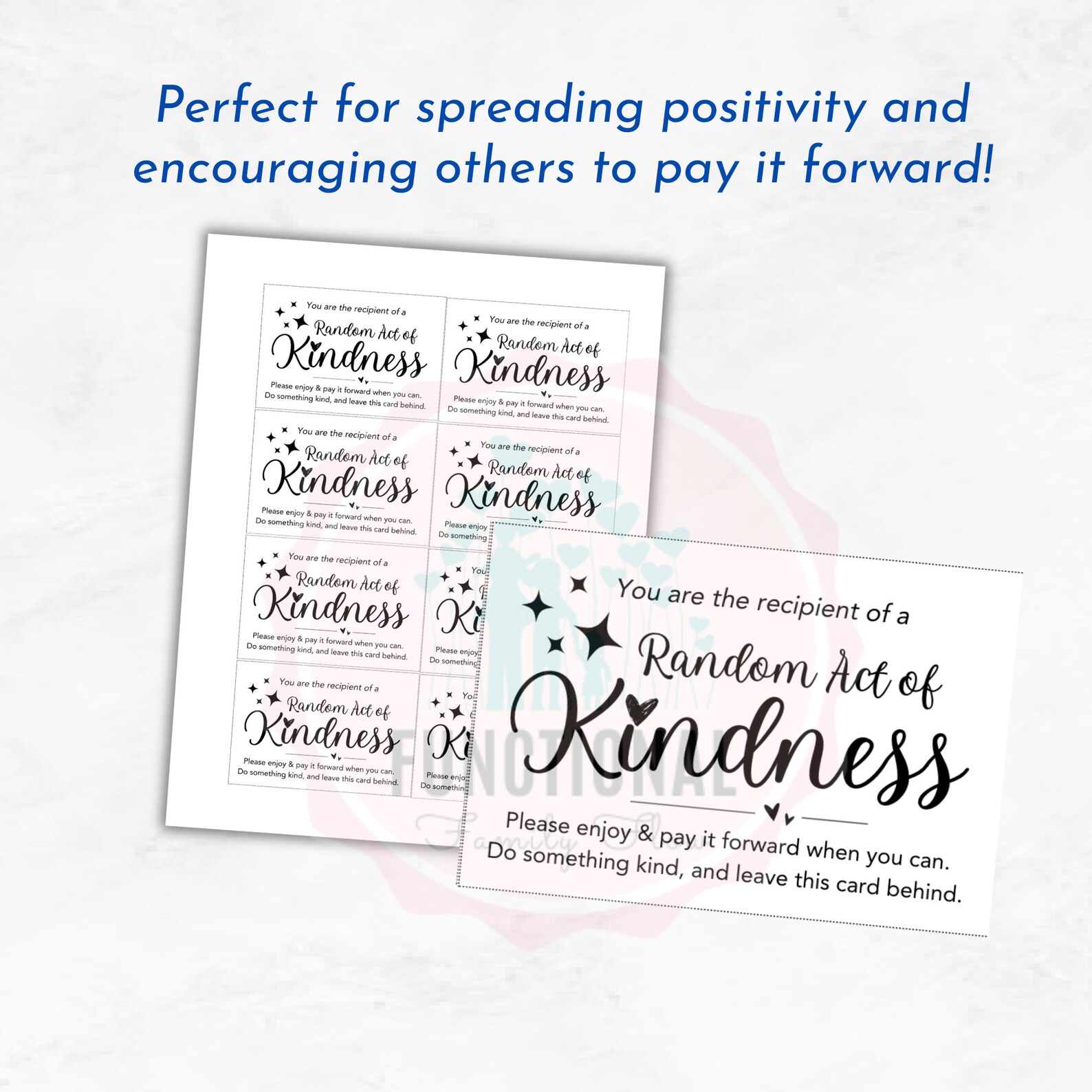 Random Act of Kindness Cards | Printable Pay It Forward Cards | Small ...