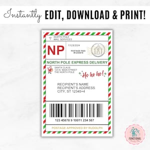 Santa Shipping Label Template - Il 300x300.5591327063 59xl 
