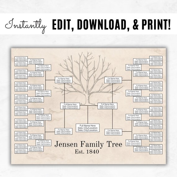 How to Make a Family Tree Chart