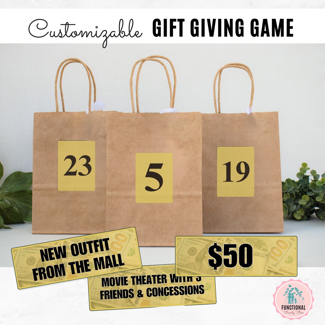 Editable Deal or No Deal Birthday Game Printable Gift Bag Birthday ...