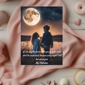 Valentine&#39;s Day Card | Love & Romance Greeting Card | Valentine Printable | Perfect for Him and Her | Unique Heartfelt Design