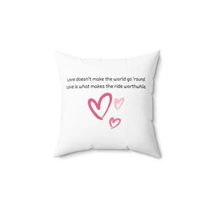 Almofada romântica de Dia dos Namorados | Presente de amor para ele ou ela | Decoração de casa sincera | Almofada de Dia dos Namorados personalizada