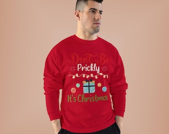 Bluza świąteczna, Bluza świąteczna, Koszulki świąteczne unisex, Sweter z okrągłym dekoltem świątecznym, Sweter świąteczny, Bluza z motywem Świętego Mikołaja