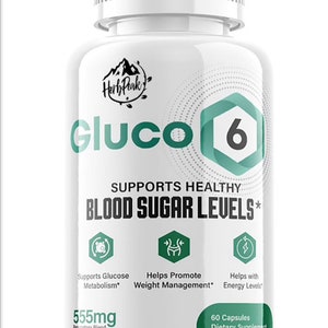 HerbPeak Gluco6 Supplement - Official Formula - Gluco 6 Health Sugar Levels, Gluco 6 Pills Maximum Strength Formula 30 Day Supply