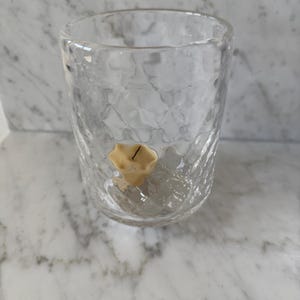 antique vintage glass vase candle holder