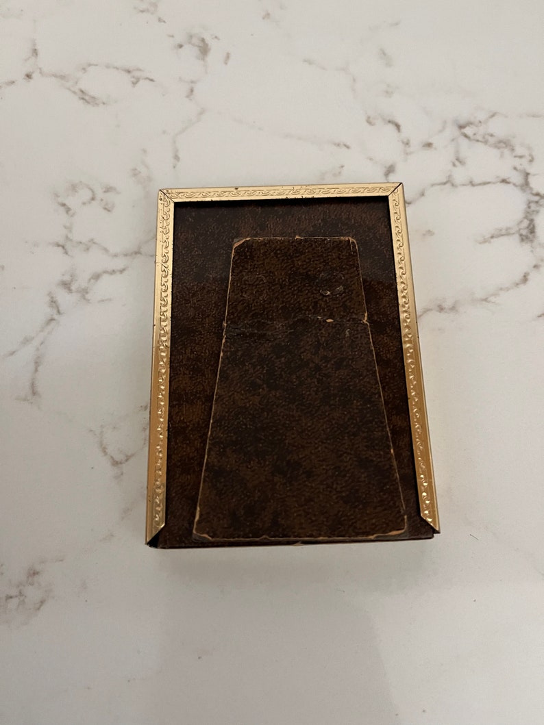 Vintage Brass Picture Frame Etsy