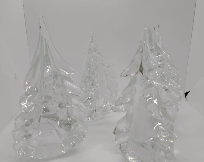 SINGLE Recycled Glass TREE Trees Hand Blown Glass Etsy
