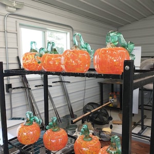 Hand blown glass Glass pumpkin Hand Blown Glass Pumpkin fall squash pumpkins the pumpkin store