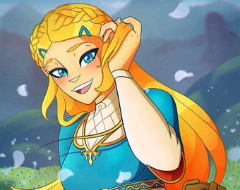 ZELDA-kunstafdrukken - The Legend of Zelda