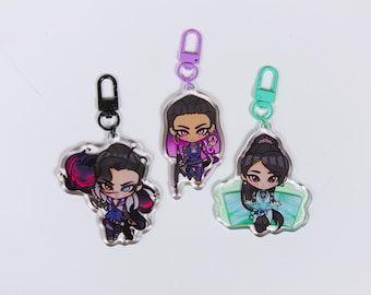 VALORANT Charms + Stickers! - Fade, Reyna, Sage
