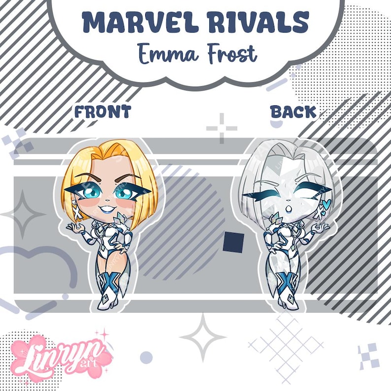 MARVEL RIVALS Charms + Stickers! - Jeff, Cloak & Dagger, Scarlet Witch ...