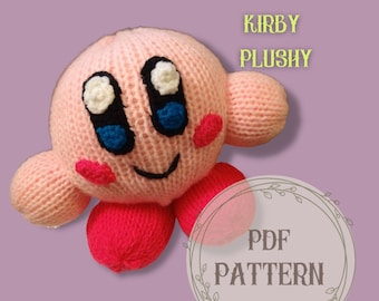 Kirby Plushy Circular Knitting Machine Pattern, Kirby Knitting Machine Pattern, Addi King Pattern, Sentro 48 Pattern