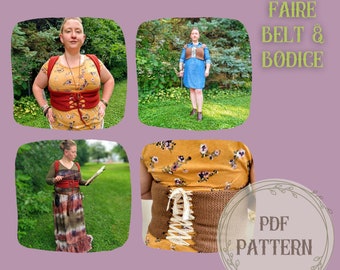 Faire Belt & Bodice Knitting Machine Crop-Top Pattern, Addi Knitting Machine Crop Top Pattern, Circular Knitting Machine Bralette Pattern