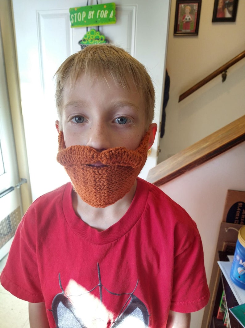 Beard Circular Knitting Machine Pattern Burly Beard Costume Etsy