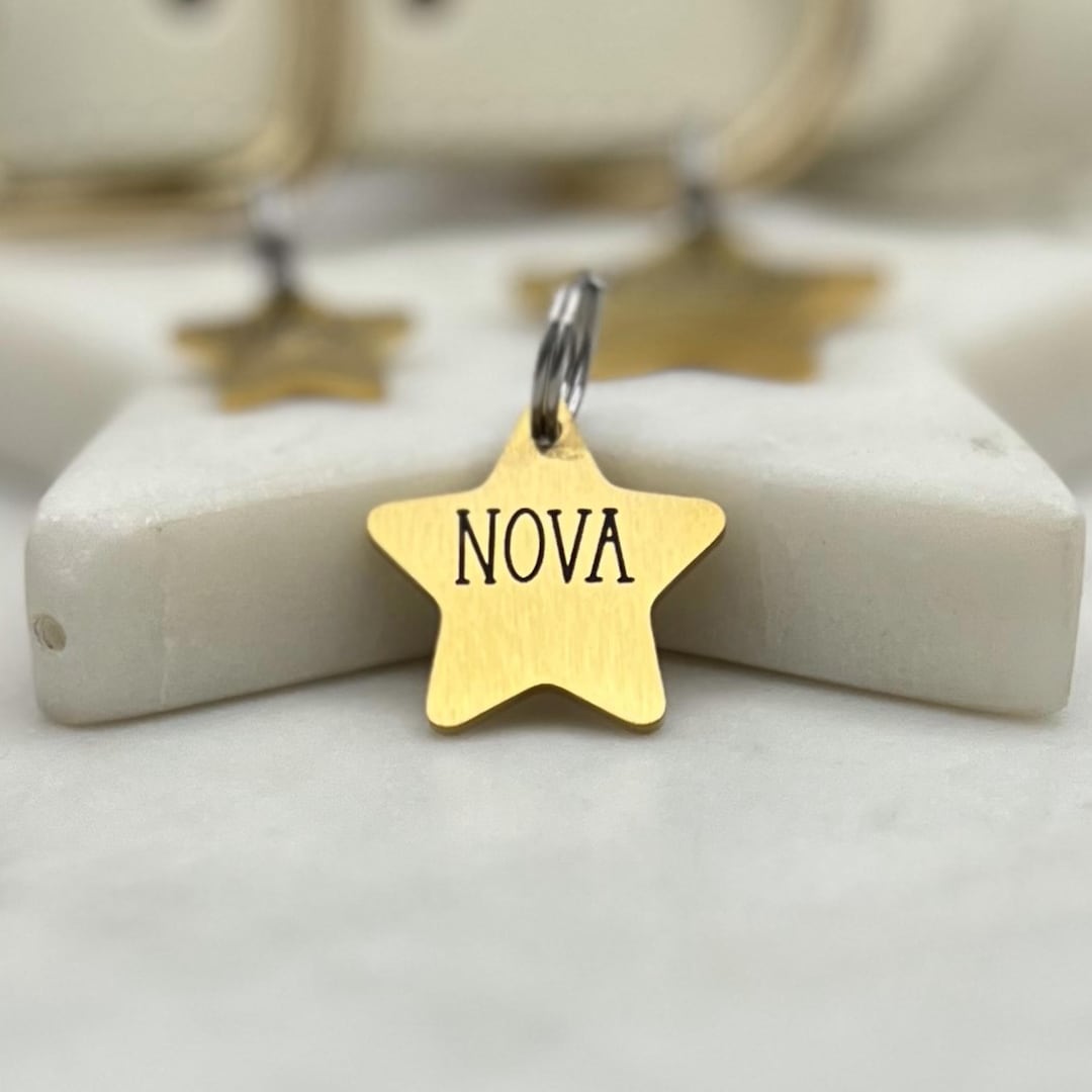 Star Tiny Dog Tag Pendant main image 1