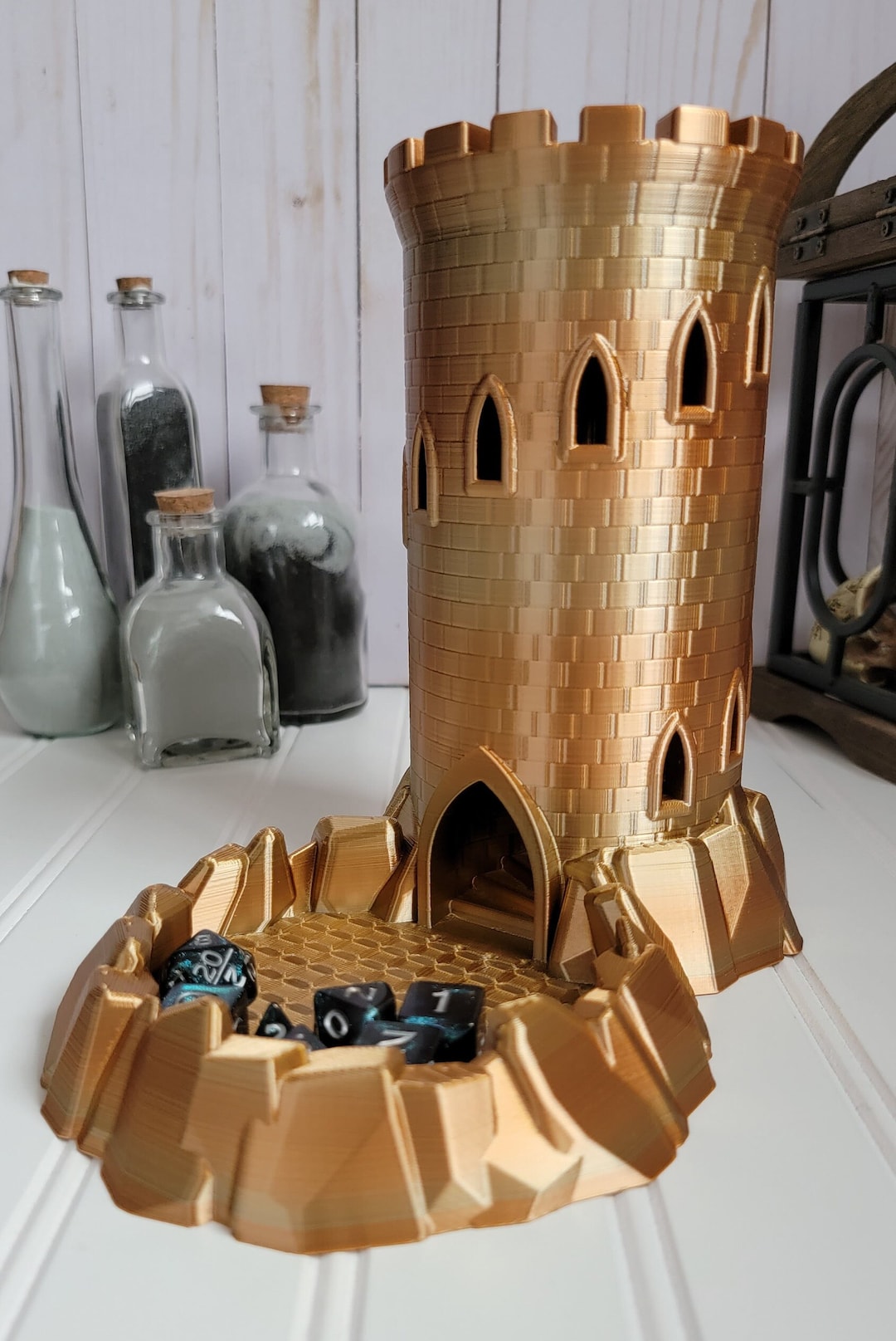 Dungeons and Dragons Dice Tower D&D Dice Tower Game Accessories Table