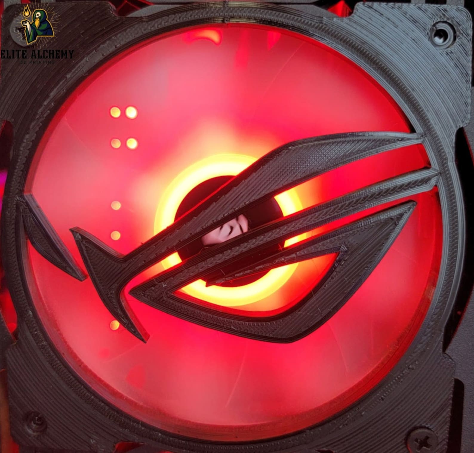 ROG PC Fan Grill PC Fan Cover 120mm Fan Grill Asus Rog Fan Grill Covers