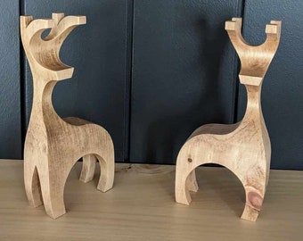Wooden Deer | Handmade | Reindeer