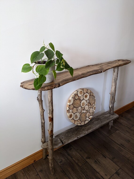 Entrance Table Driftwood Console Table Side Table | Etsy