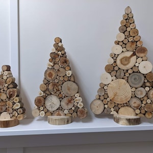 Woodpile Tree Large | Rustic Decor | Reclaimed Wood Art