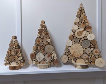 Woodpile Tree | Rustic Decor | Reclaimed Wood Art