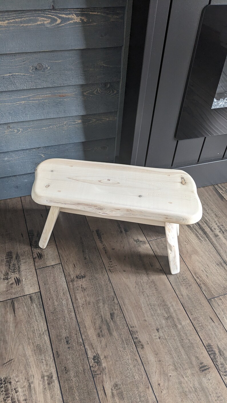 Wooden Stool | Minimal Rustic | Natural Plant Riser Stand - Etsy