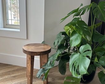 Wooden Stool | Minimal Handmade Decor